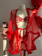 Second Skin Mood — Lace Peignoir Set — product view 4