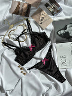 Noir Mirage — Black Lingerie Set in Black — product view 2