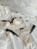 White Heat Affair — White Lace Lingerie Set in White — front view