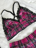Quiet Heat Silhouette — Lace Lingerie Set — front view