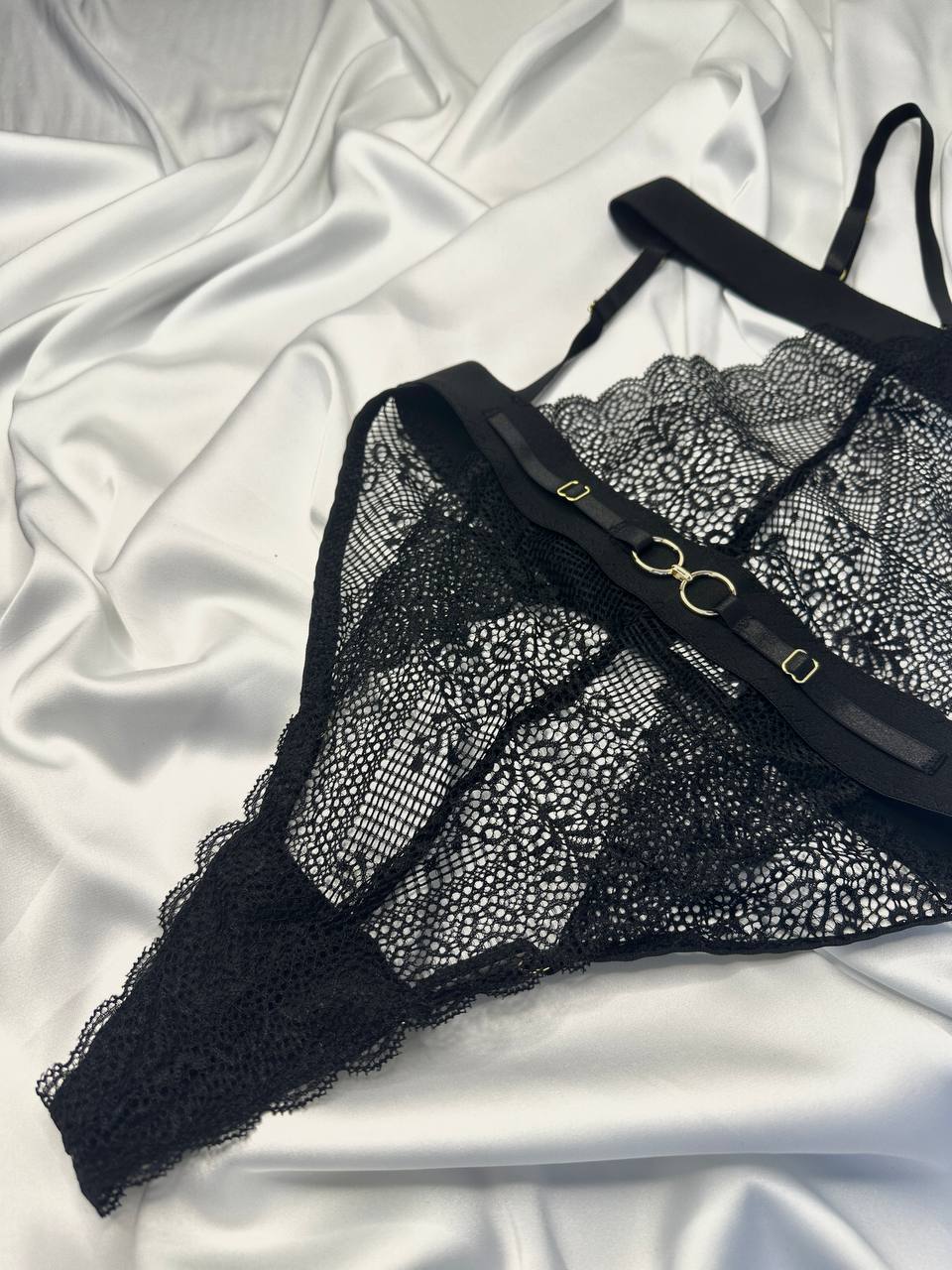 Soft Focus Darling — Sheer Bodysuit — front view