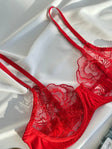 Quiet Heat Glow — Lace Lingerie Set — front view