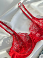 Quiet Heat Glow — Lace Lingerie Set — front view