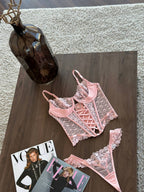 Quiet Heat Afterglow — Corset Lingerie Set — product view 4