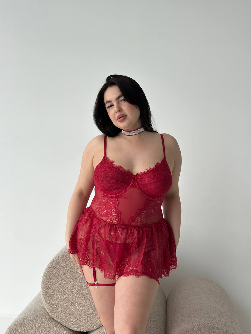 Quiet Heat Whisper — Lace Lingerie Set — product view 4