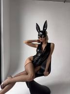 Soft Focus Temptation — Sheer Bodysuit — front view