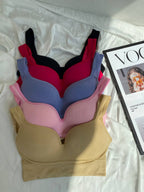 Petal Kiss — Pink Lingerie Set in Pink — product view 3