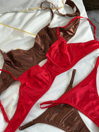 Rouge Bloom — Red Lingerie Set in Red — product view 2