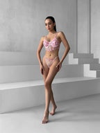 Private View Tease — Corset Lingerie Set — front view