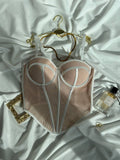 Second Skin Halo — Corset Lingerie Set — front view