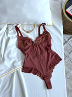 Secret Daze — Lace Bodysuit — front view