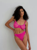 Blush Kiss — Pink Lingerie Set in Pink — product view 4