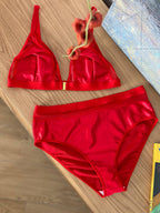Red Hot Shadow — Red Lingerie Set in Red — product view 4