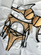 Eclipse Voltage — Black Lingerie Set in Black — product view 2