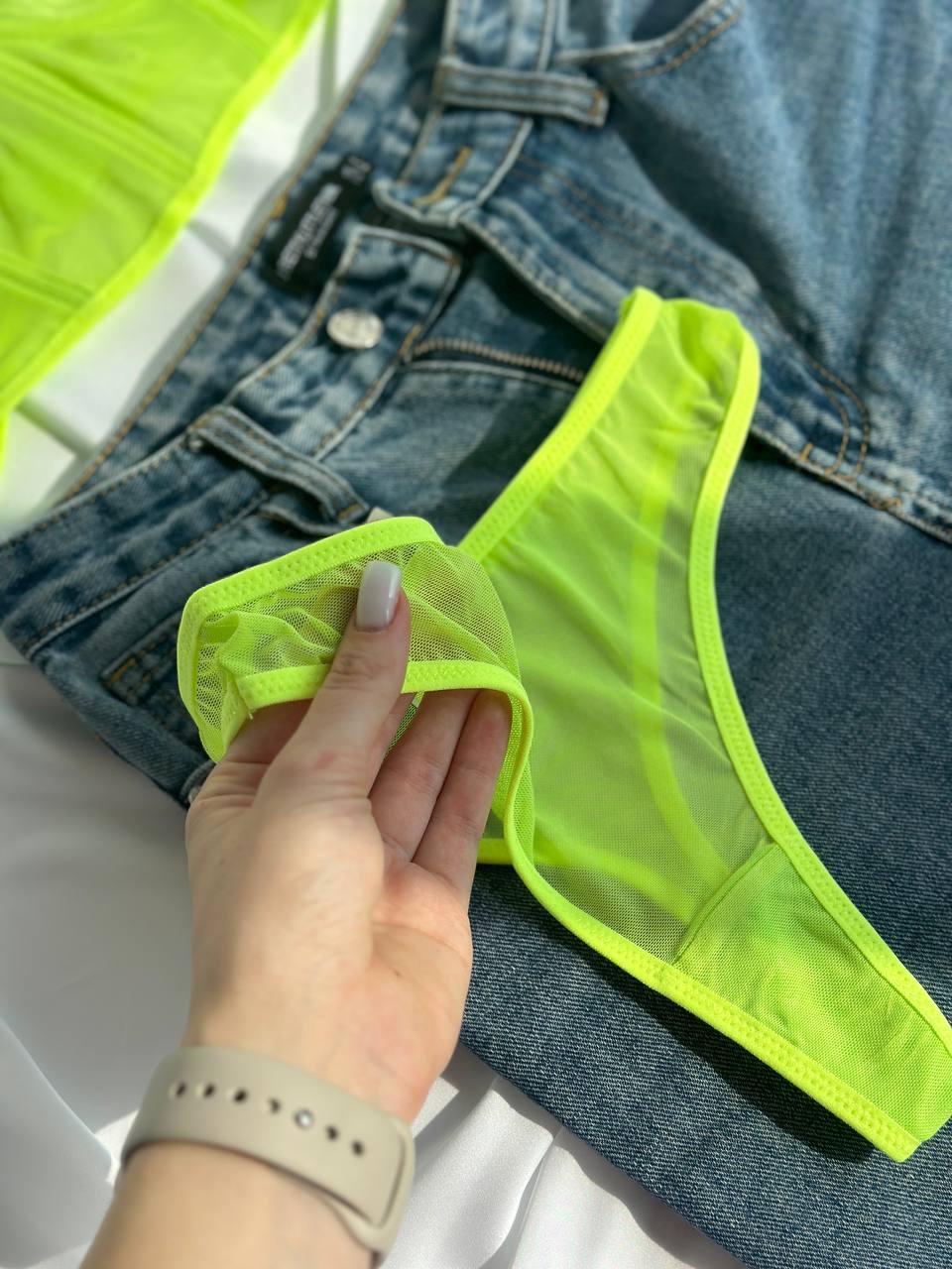 Quiet Heat Invitation — Lingerie Set — product view 3