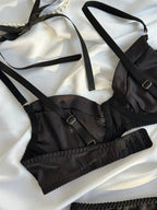 Soft Focus Bloom — Lace Lingerie Set in Neutral — product view 3