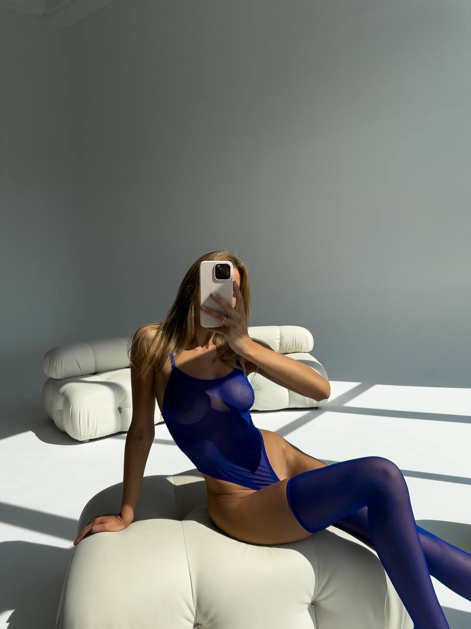 Soft Focus Reverie — Sheer Bodysuit — product view 3