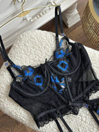 Soft Focus Kiss — Lace Lingerie Set in Neutral — product view 2