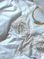 First Light Voltage — White Lace Bodysuit in White — product view 3