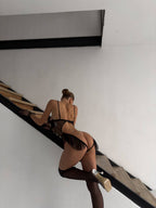 Secret Shadow — Sheer Bodysuit in Neutral — product view 2