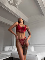 Second Skin Tease — Corset Lingerie Set — product view 3