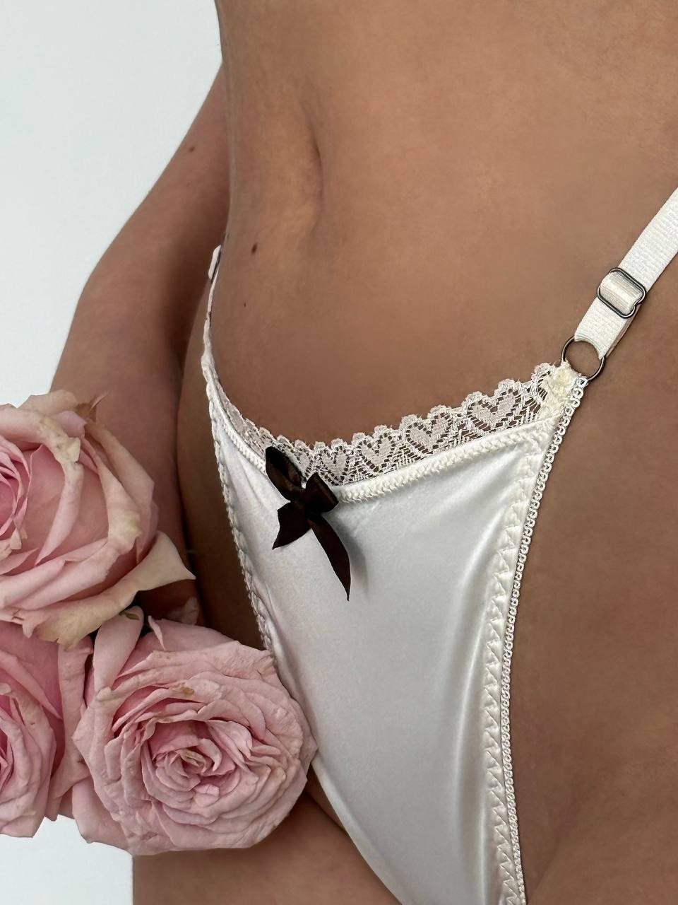 Champagne Muse — Beige Lingerie Set in Beige — product view 3
