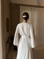 Barely There Affair — Lace Peignoir Set in Neutral — product view 2