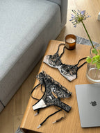 Nude Theory Muse — Beige Lace Lingerie Set in Beige — product view 2