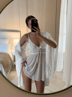 Private View Whisper — Lace Peignoir Set — product view 2