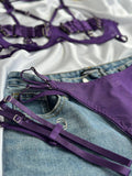 Soft Focus Satin — Lingerie Set — front view