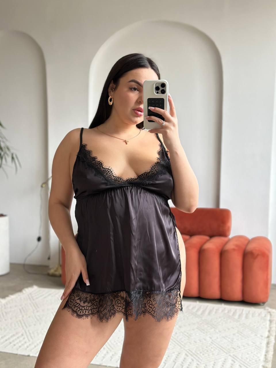 Barely There Whisper — Lace Lingerie Set — product view 2