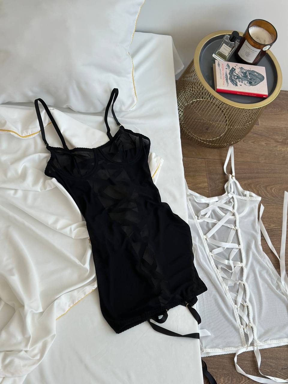 Quiet Heat Swoon — Peignoir Set — product view 2