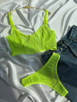 Quiet Heat Invitation — Lingerie Set — front view