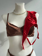Cocoa Muse — Chocolate Lingerie Set in Chocolate — product view 2