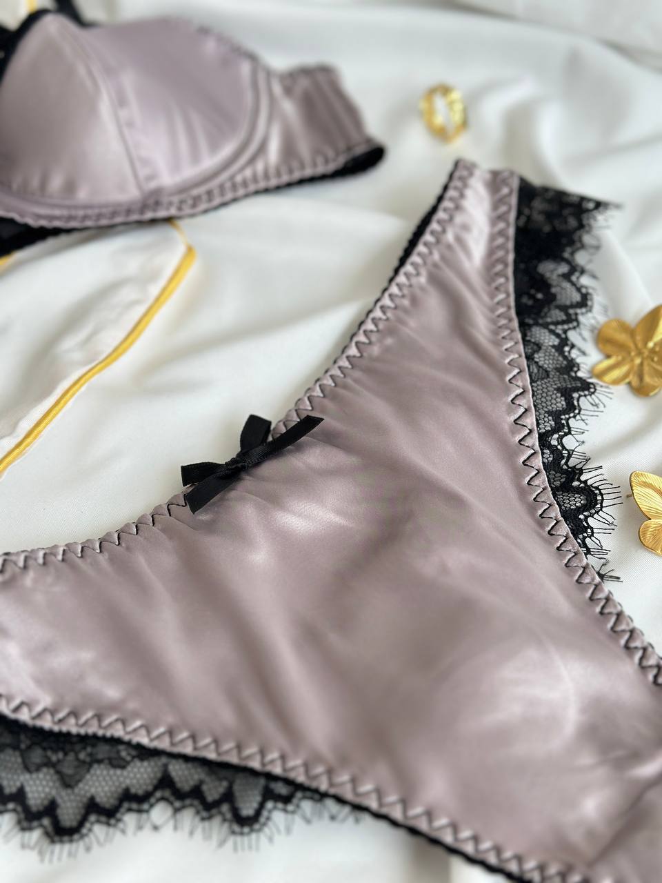 Secret Silhouette — Lace Lingerie Set — front view