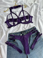 Soft Focus Satin — Lingerie Set — product view 3