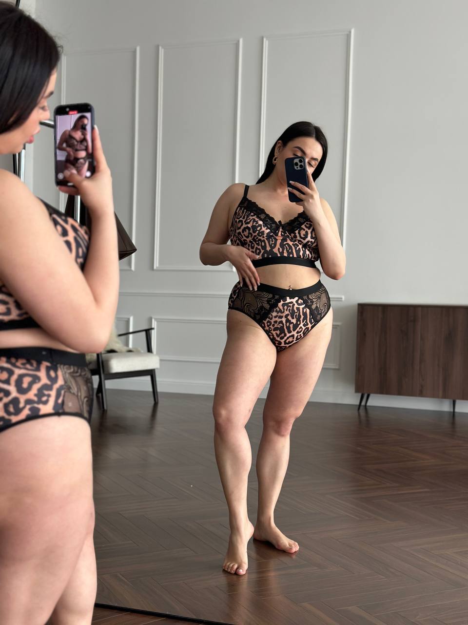 Barely There Daze — Lace Lingerie Set — front view