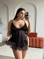 Barely There Whisper — Lace Lingerie Set — front view