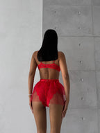 Second Skin Bloom — Lace Lingerie Set in Neutral — product view 2