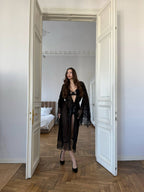 Soft Focus Secret — Lace Peignoir Set — product view 2