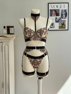 Noir Affair — Black Lingerie Set in Black — product view 3