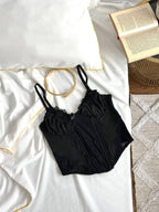 Black Lace Corset Top — view 4