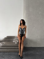 Black Lace Bodysuit Lingerie — view 16